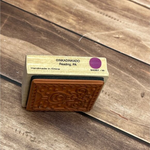 INKADINKADO 94267-M RUDOLPH THE RED NOSED REINDEER WOOD MOUNTED RUBBER STAMP - Picture 3 of 4